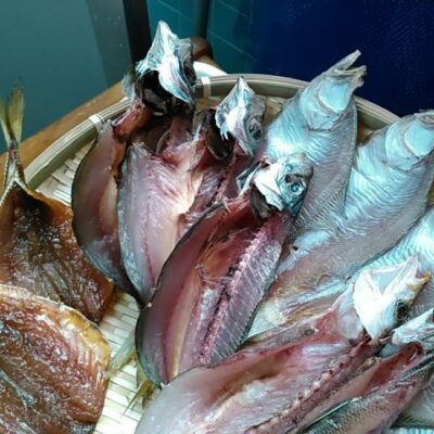 エテガレイ、真アジ、カマス干物
