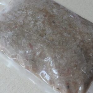 沖キスと真アジの混合ミンチ（真空）