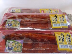 中国産ウナギの蒲焼き