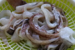 シマメイカの切り身