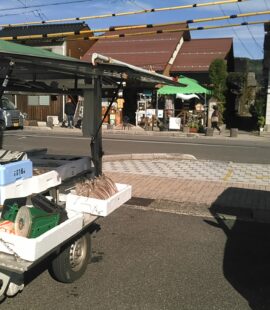 水木ロード:鮮魚移動販売地点