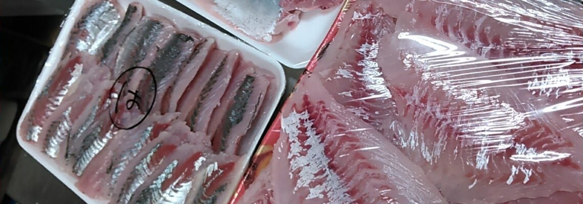 鮮魚販売 タイ・アジ・ハマチのフィーレ