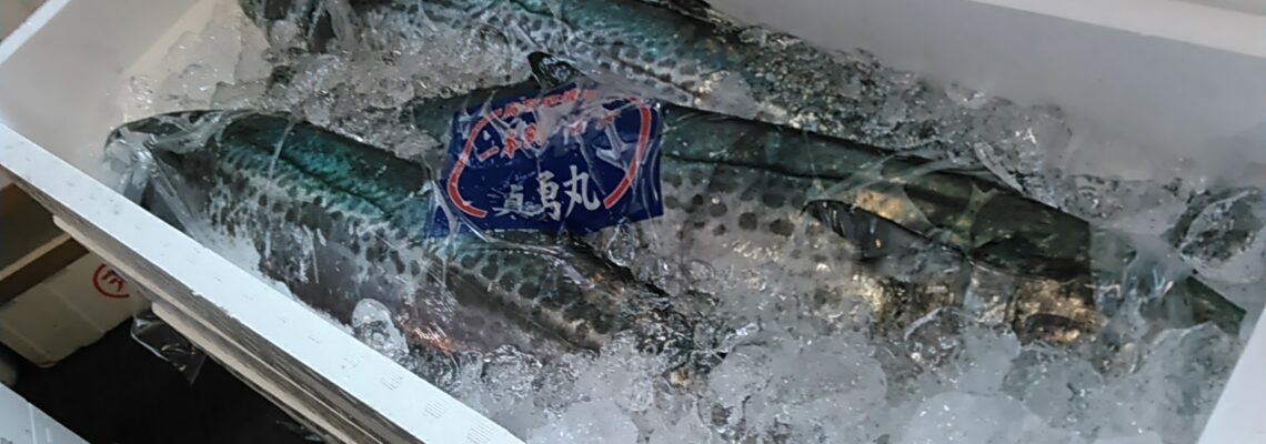 境港市場の鰆（サワラ）