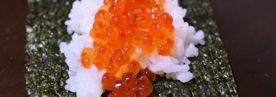 イクラ手巻き寿司
