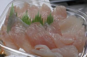 カワハギのお刺身